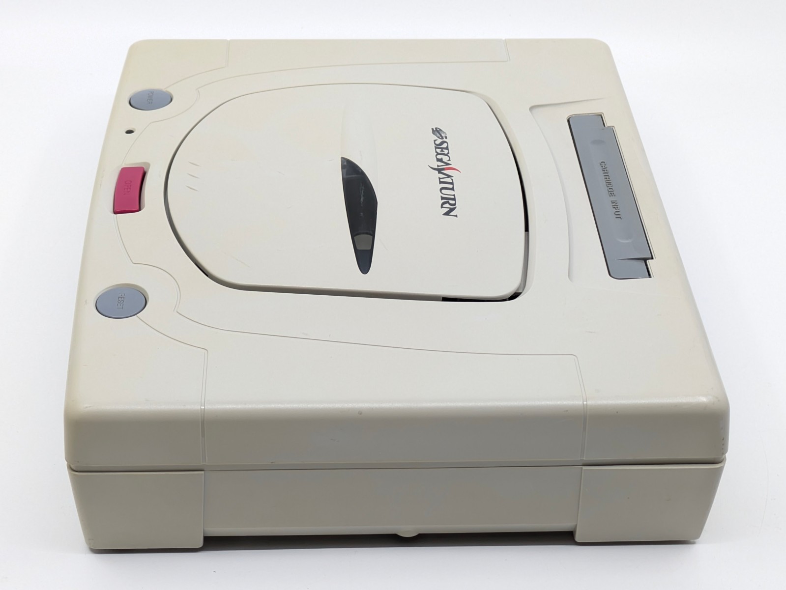 Sega Saturn White HST-3220 NTSC-J Japan Tested w/ SEGA RALLY