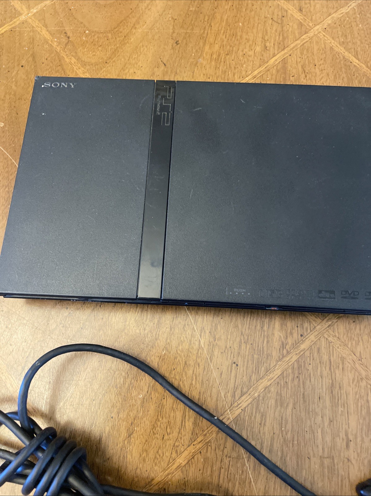 Sony PlayStation 2 PS2 Slim SCPH-70012 Console Controller DDR MAT Camera READ