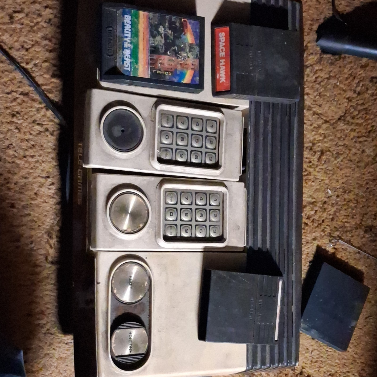 Sears Super Video Arcade 497.7522 Home Console Beige Black RF Connectivity