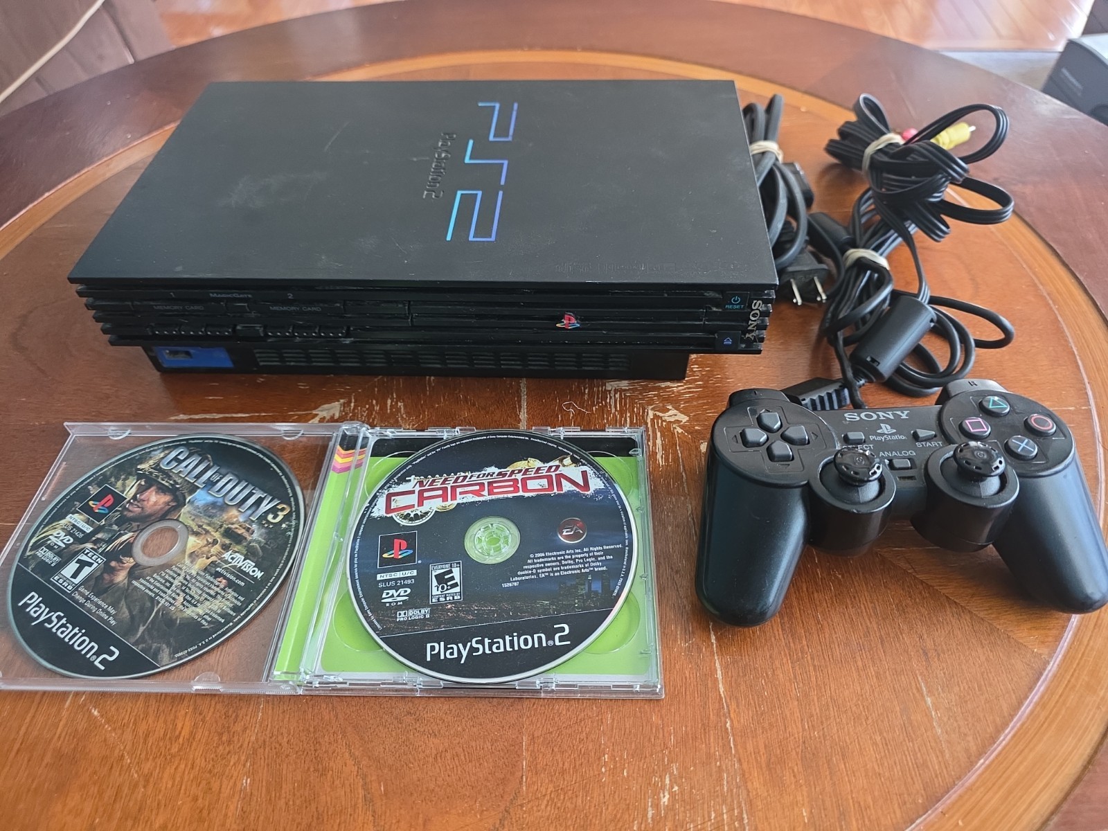 Sony PlayStation 2 Console with Need For speed Call Of Duty – Tested SCPH-30001