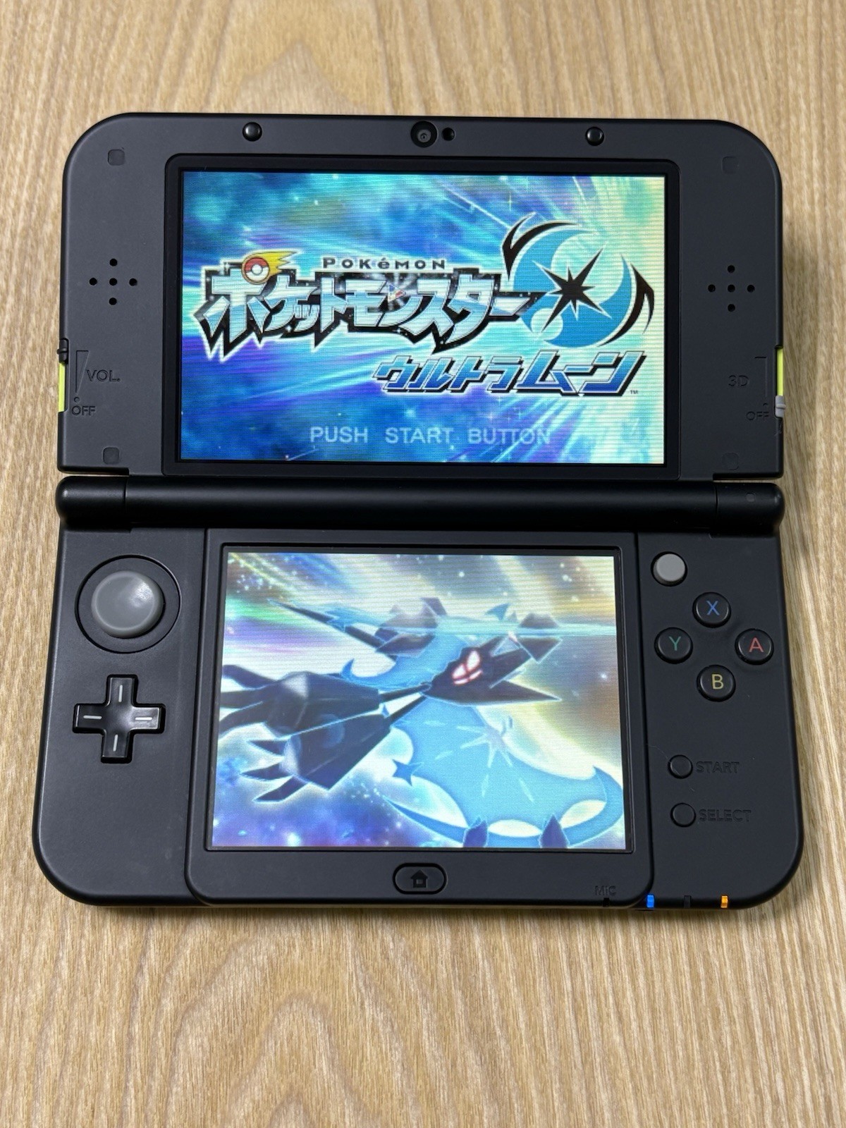 Nintendo New 3DS LL XL Lime Green Black Console Tested Working Japan Import