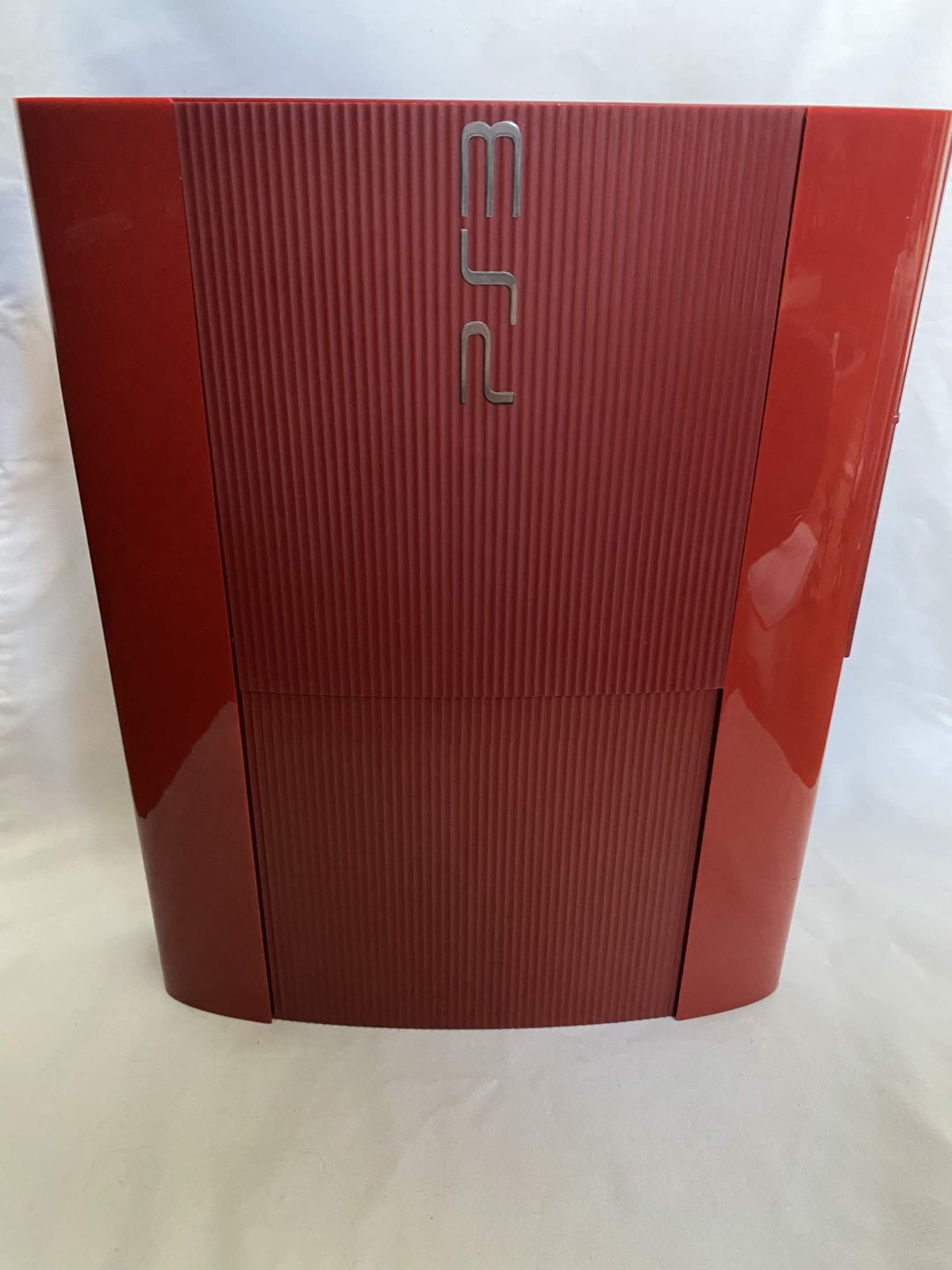 PlayStation 3 Red Super Slim Console CECH-4202A 12GB with 6 games & 2 controller