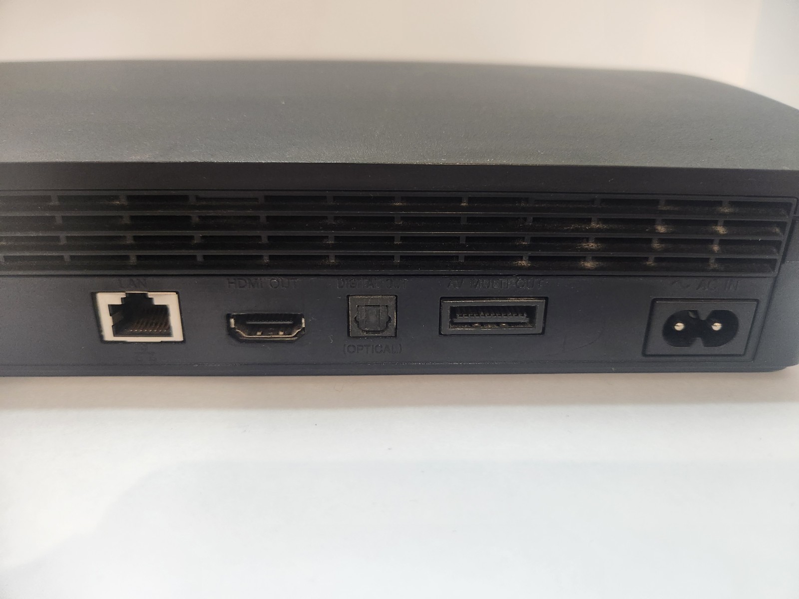 Sony PlayStation 3 PS3 Slim CECH-3001A Console Untested W/ Power Cord Turns On