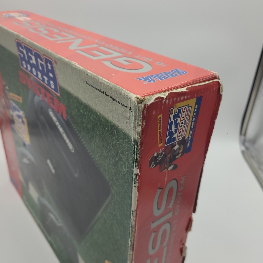 Sega Genesis Sega Sports System NFL Football 94 Console Complete Missing Cushion