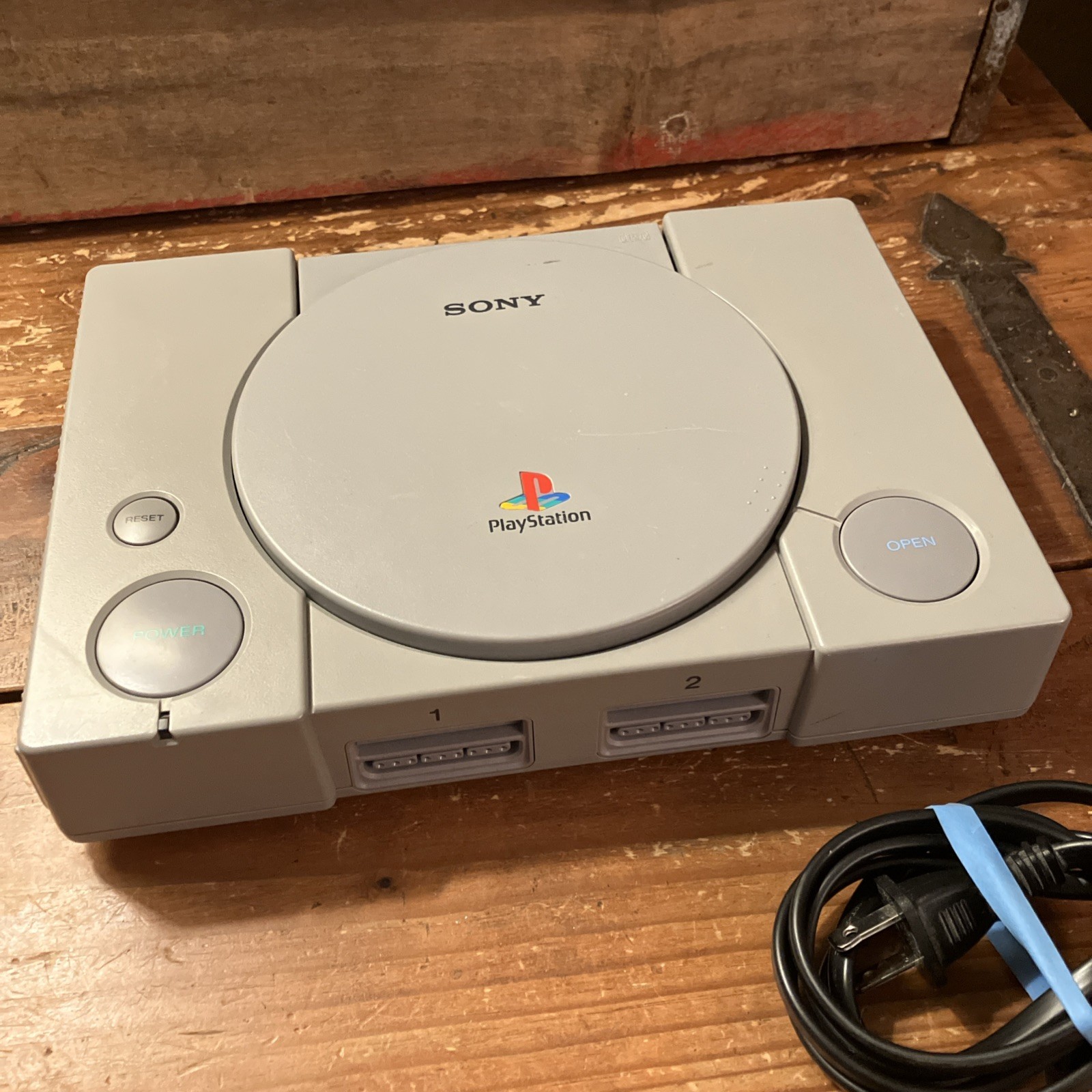 Sony PS1 Audiophile Model SCPH-1001 Console RCA Ports CD Audio Tested