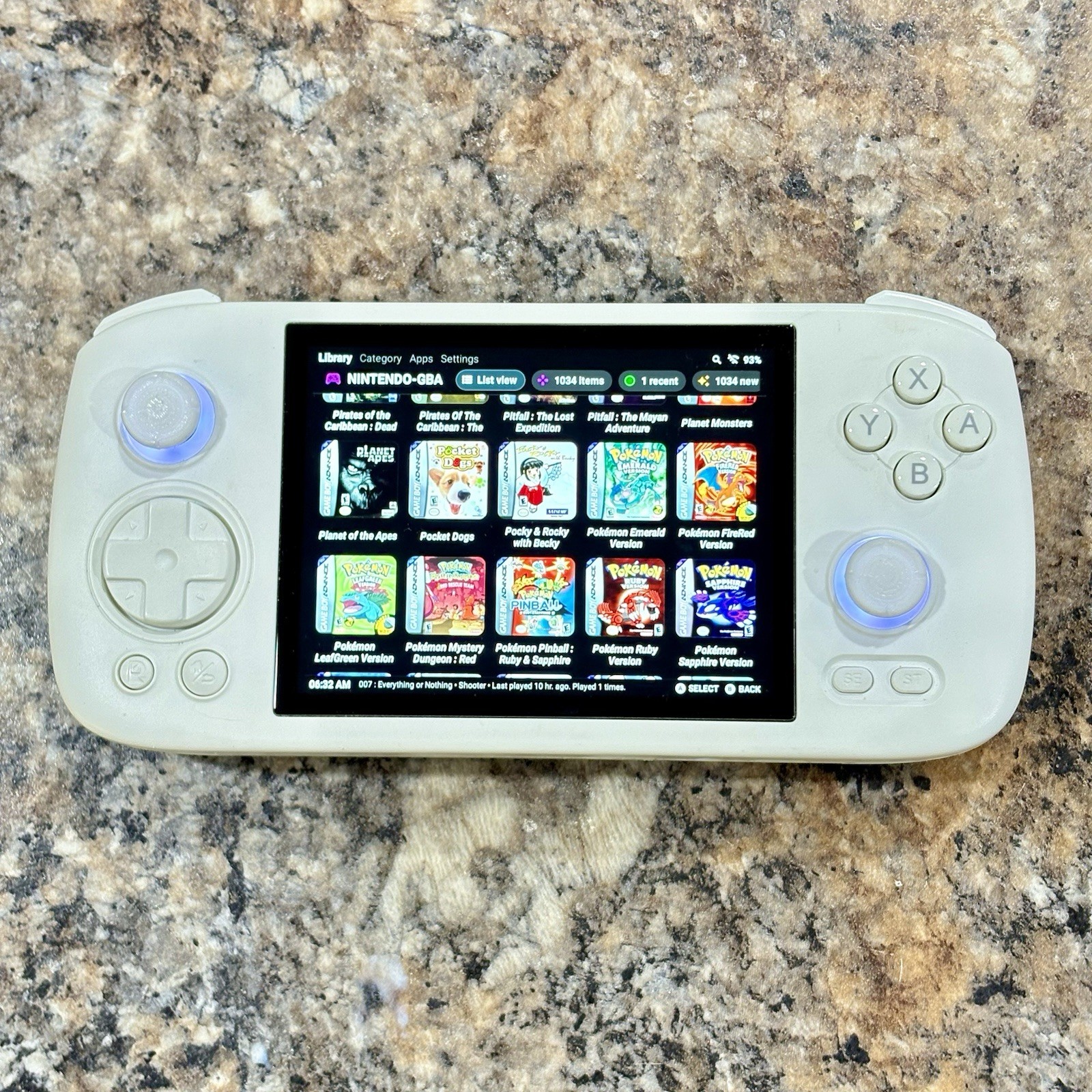 Anbernic RG406H Gaming Handheld, 128GB + 256GB Card, Custom Ready To Play
