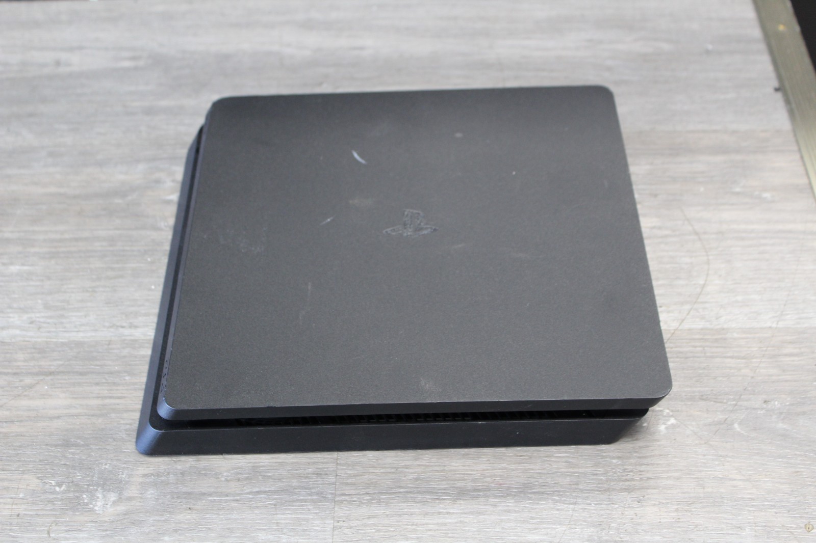 Sony PlayStation 4 Slim 500GB Console Jet Black CUH-2215B with Black Controller