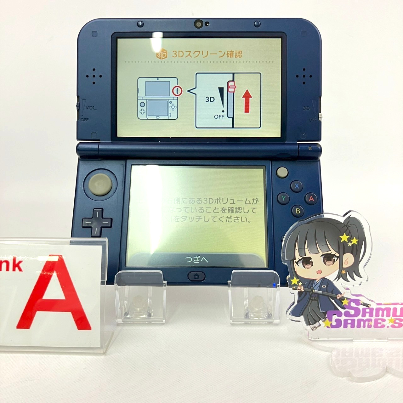Nintendo new 3DS LL XL Metallic Blue Console Only Region Japanese Only 718