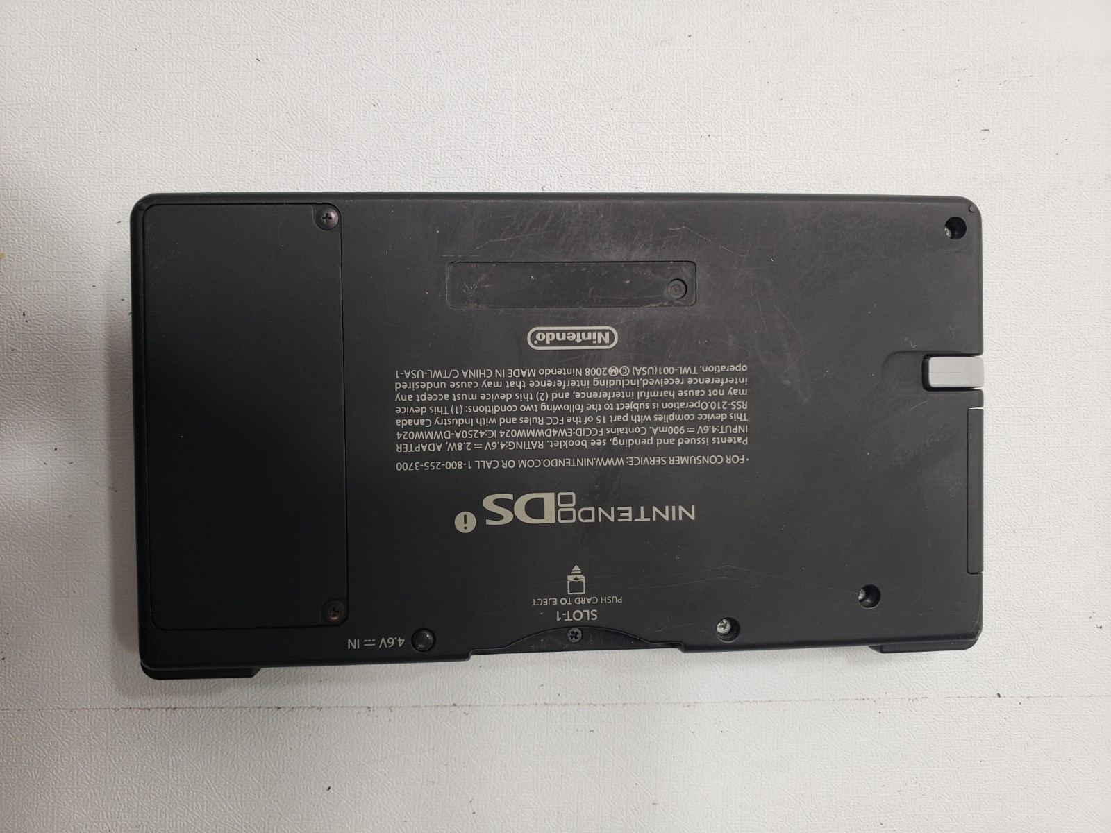 Nintendo DSi Game Console TWL-001 Black w Charger Tested Working USA