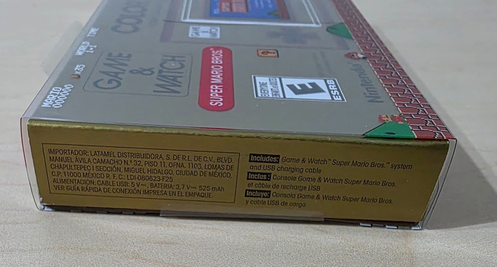 New Sealed Nintendo Game & Watch Color Screen Super Mario Bros & Hard Shell Case