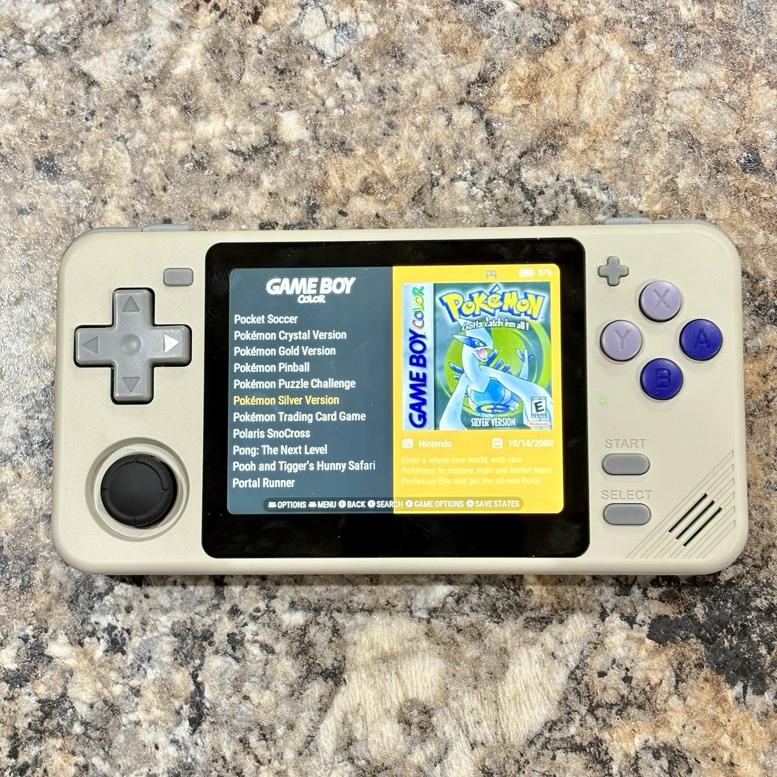 New PowKiddy RGB10X Gaming Handheld New 64GB Card Custom Loaded Ready To Play