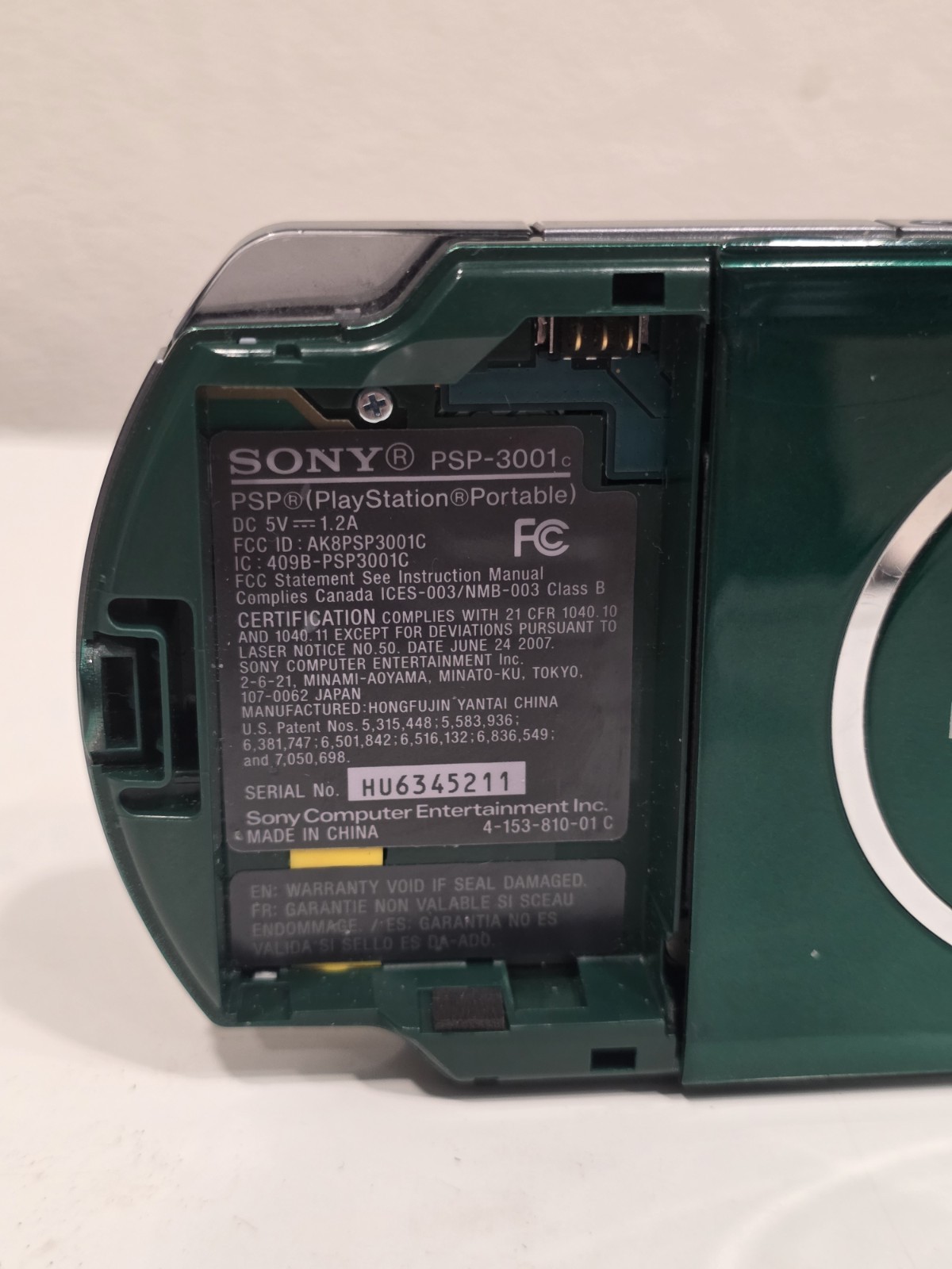 Metal Gear Solid: Peace Walker Green PSP 3001 Limited Edition BUNDLE LOT W GAMES