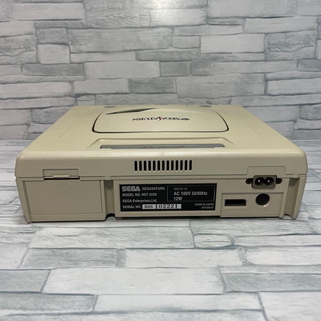 SEGA Saturn console HST 3220 with power memory controller tested