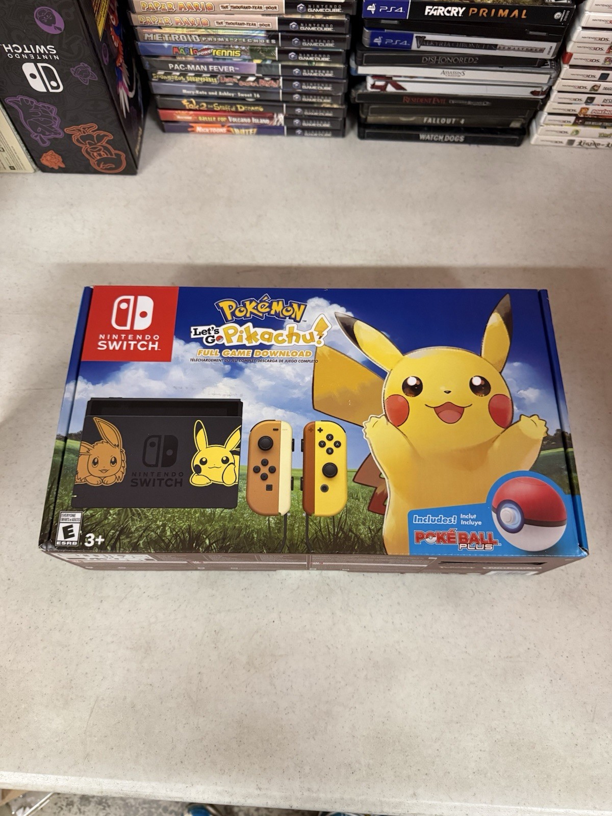 Nintendo Switch Console Let’s Go Pikachu! + Poke Ball Plus Edition Brand New⚡️⚡️