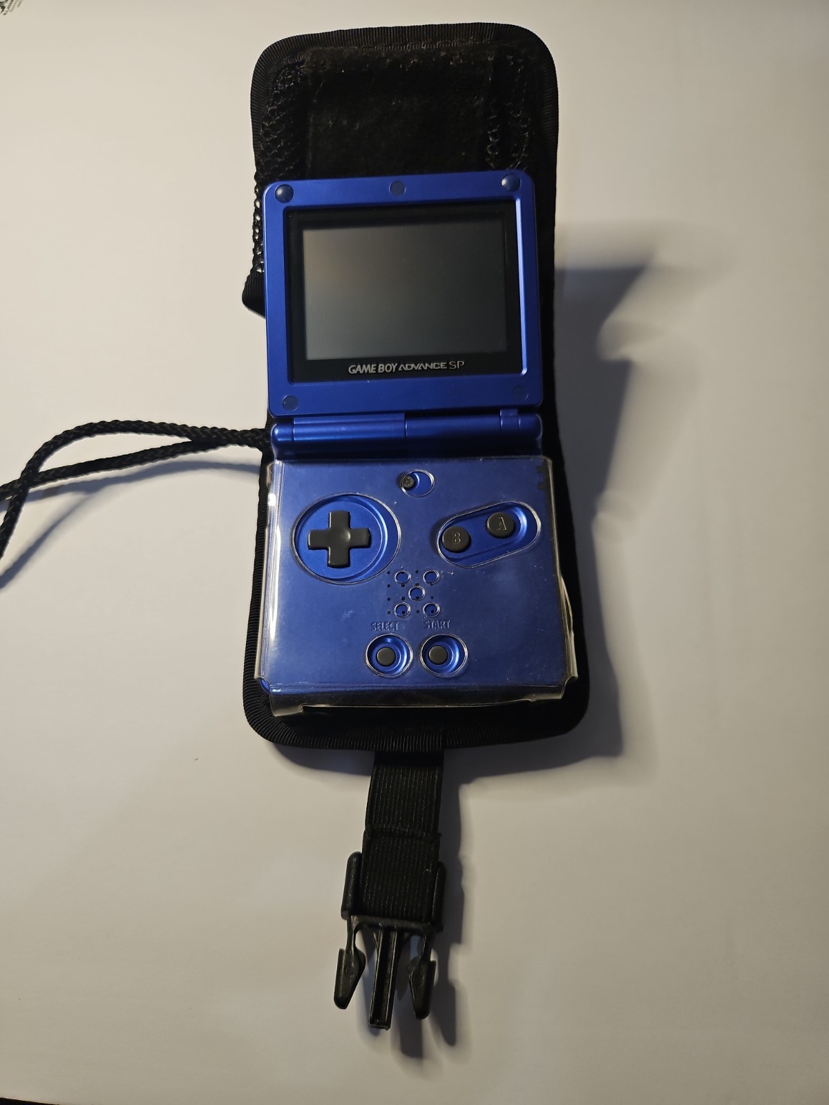 Nintendo Game Boy Advance SP AGS-001 Blue 8 Games Castlevainia Crash TMNT