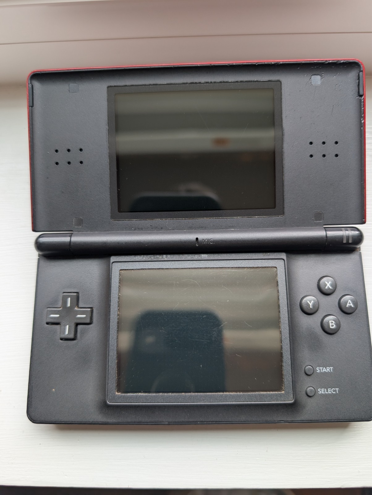 Nintendo DS Lite Handheld Crimson Red w/ stylus – Fully Tested / Working