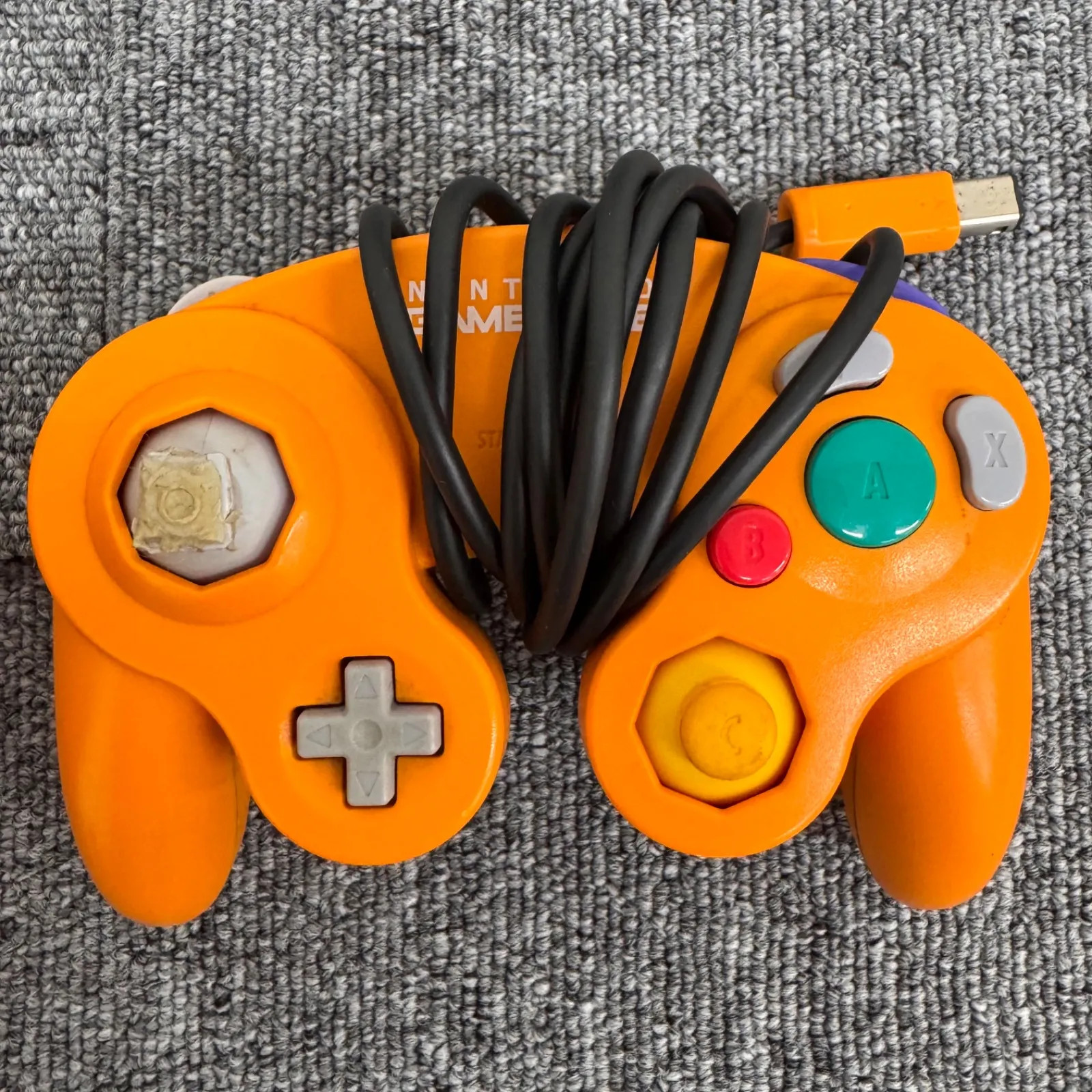 Nintendo GameCube Spice Orange Console 2 Controllers Biohazard 0 5.9×5.9×4.3in