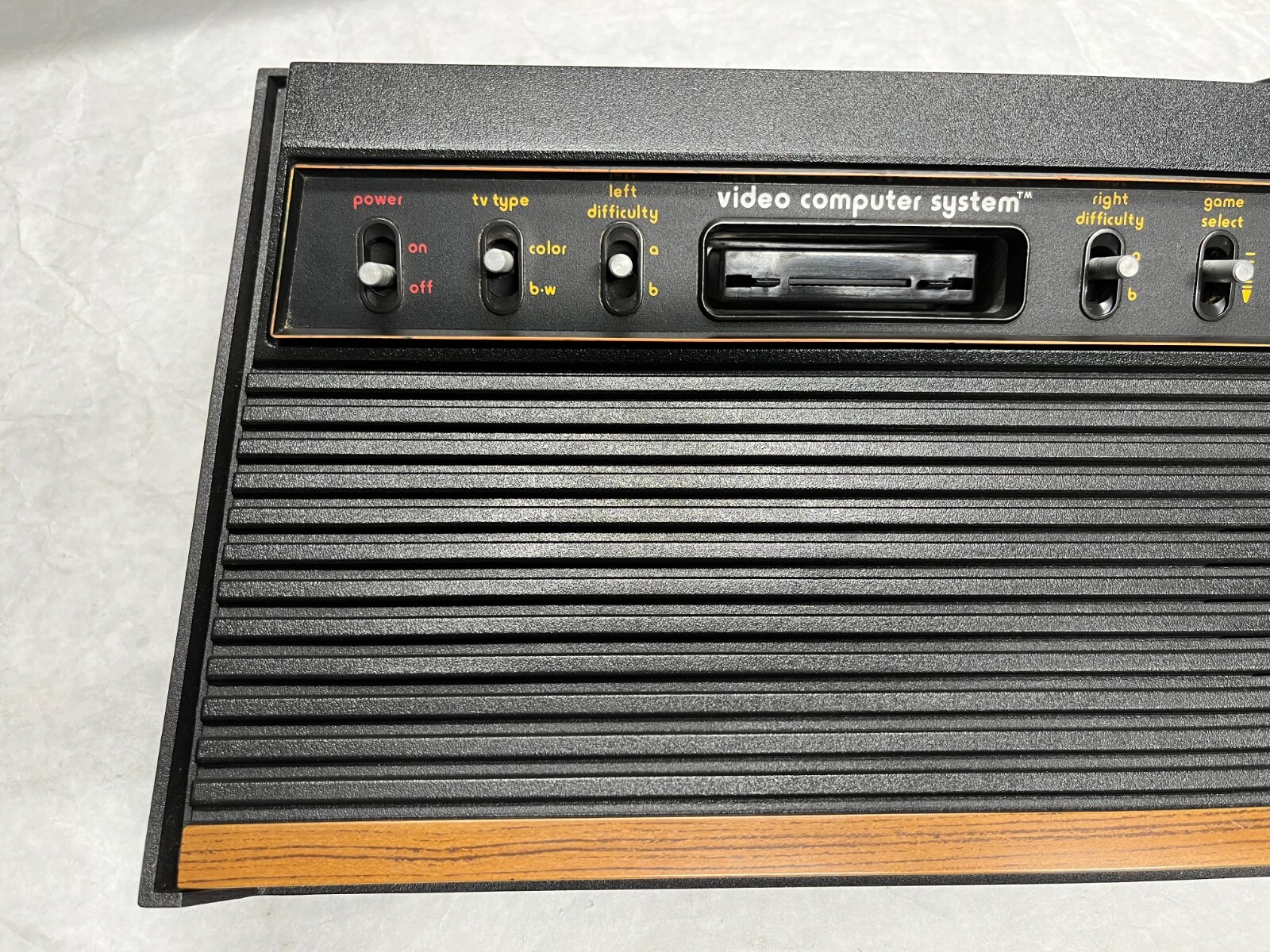 1982 ATARI VCS CX2600 *6 Switch* Console System in Original Matching Box Package