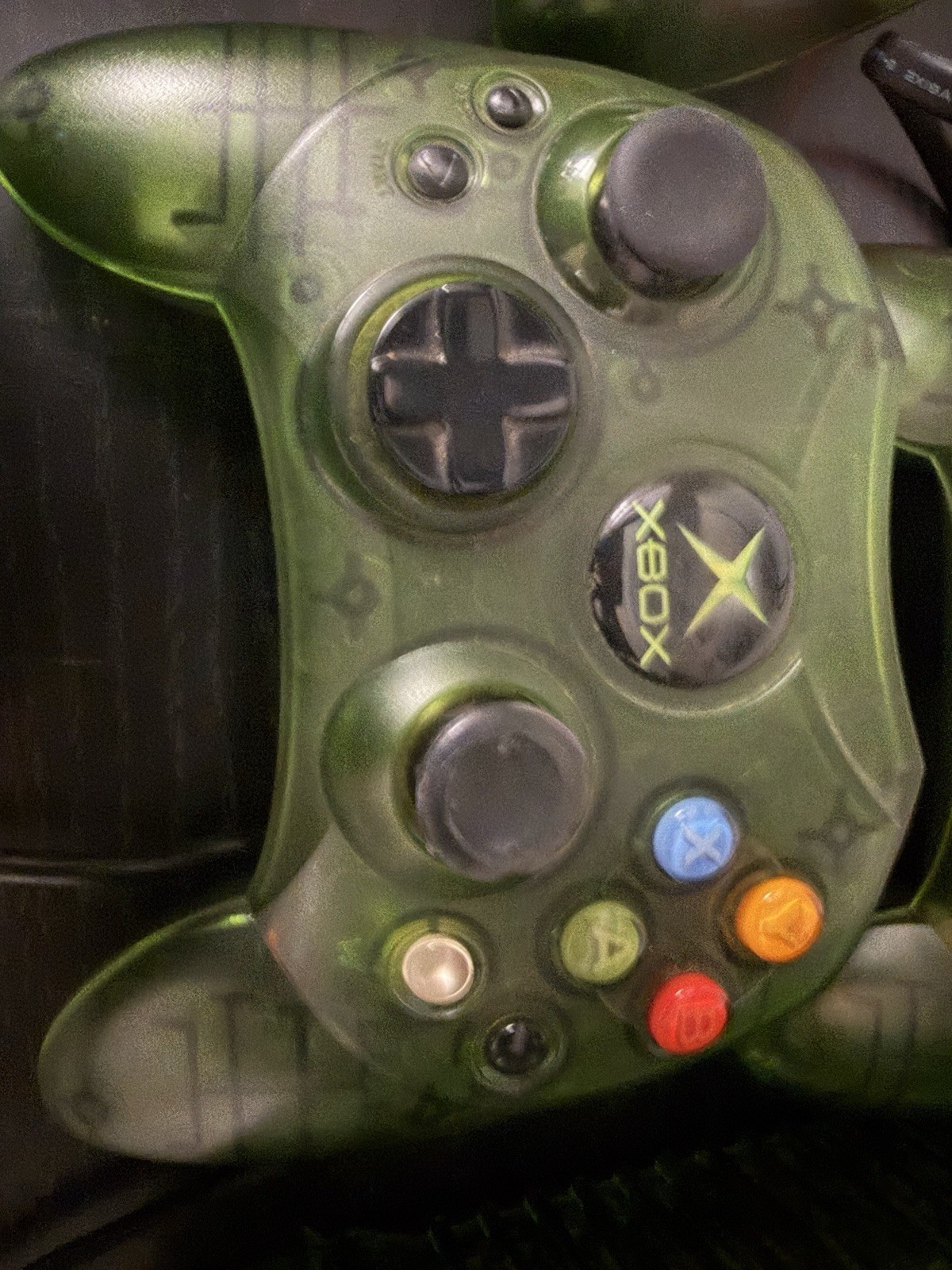 ⁠Xbox HALO Green Console Bundle – 8 Controllers 21 Games -Tested Limited Edition