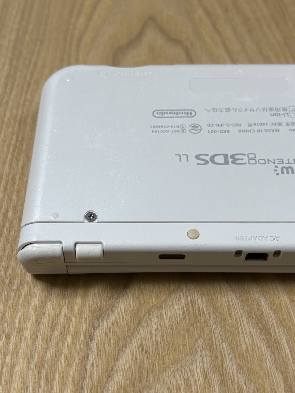 Nintendo New 3DS LL XL Pearl White Console Tested Working Japanese Import