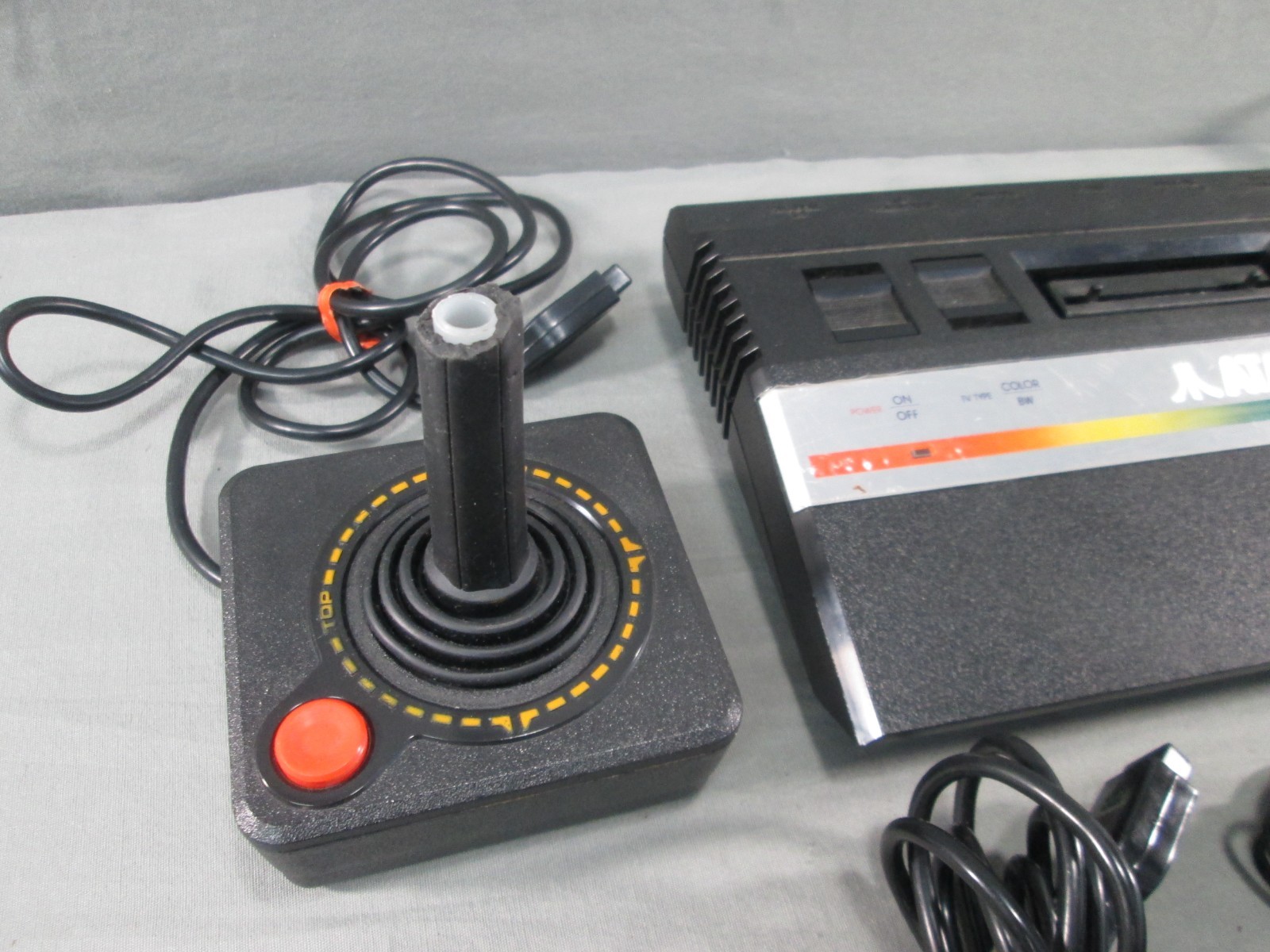 Atari 2600 JUNIOR CONSOLE w/ Controllers & Extras TESTED Vintage 1986 JR #2