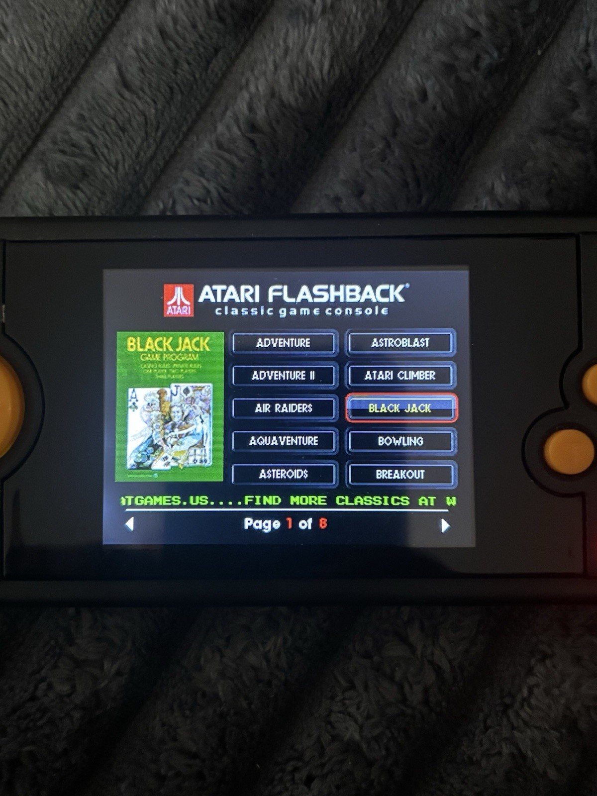 Atari Flashback Portable Handheld Game w/ 70 Preloaded Games Tested no charger