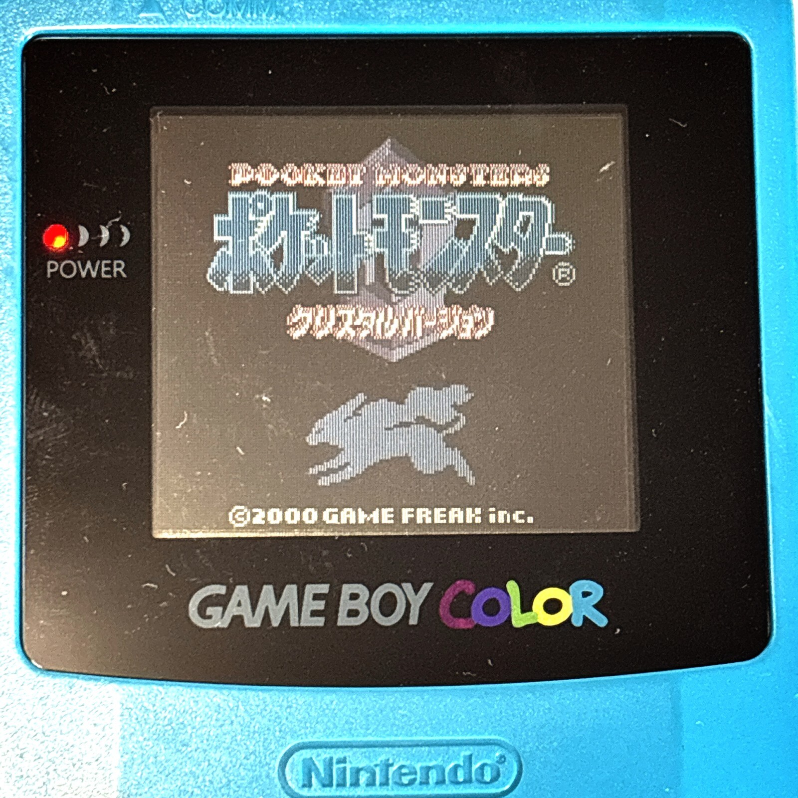 Nintendo Gameboy Color Blue Japan Pokemon Gold Silver The Legend of Zelda Set