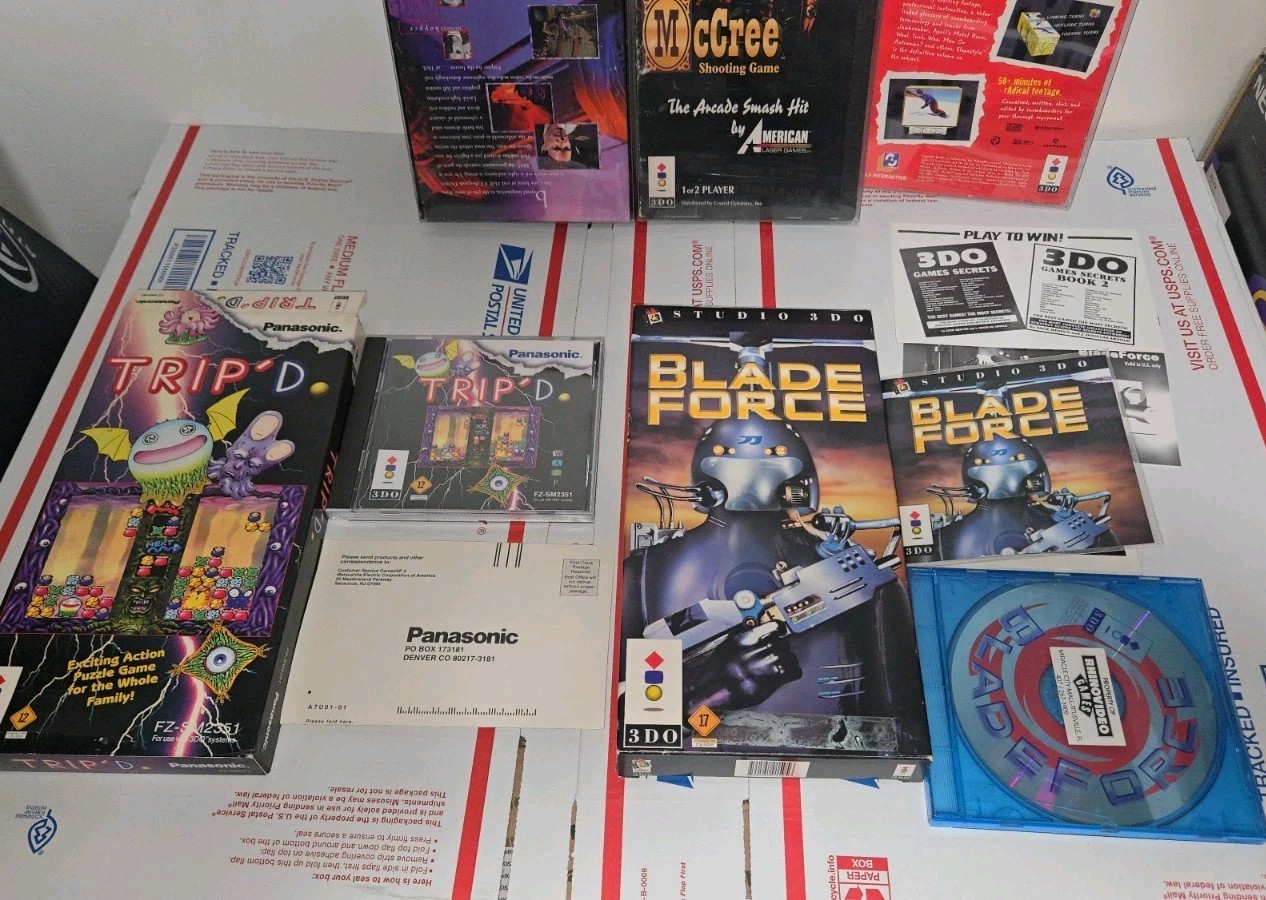 5 3DO Games Including Trip’D, Slopestyle, Hell, Blade Force, Read Listing!
