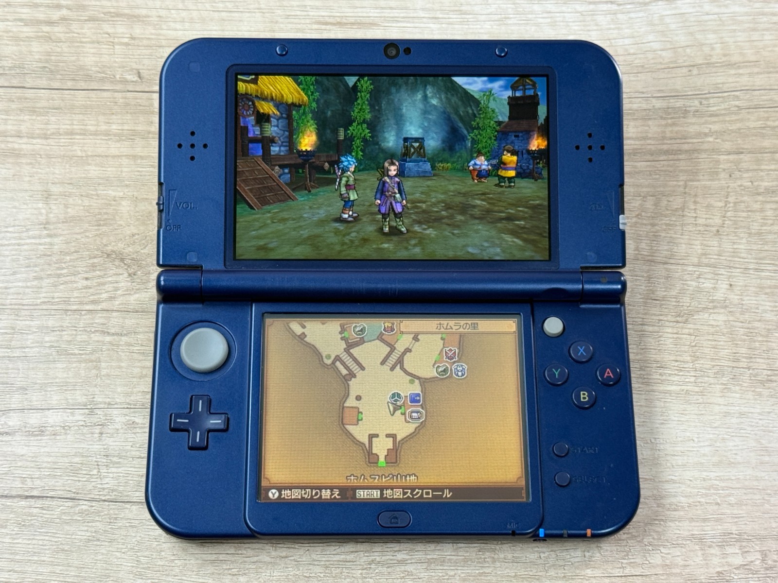 IPS Nintendo New 3DS XL Metallic Blue Console IPS Top Tested D6125