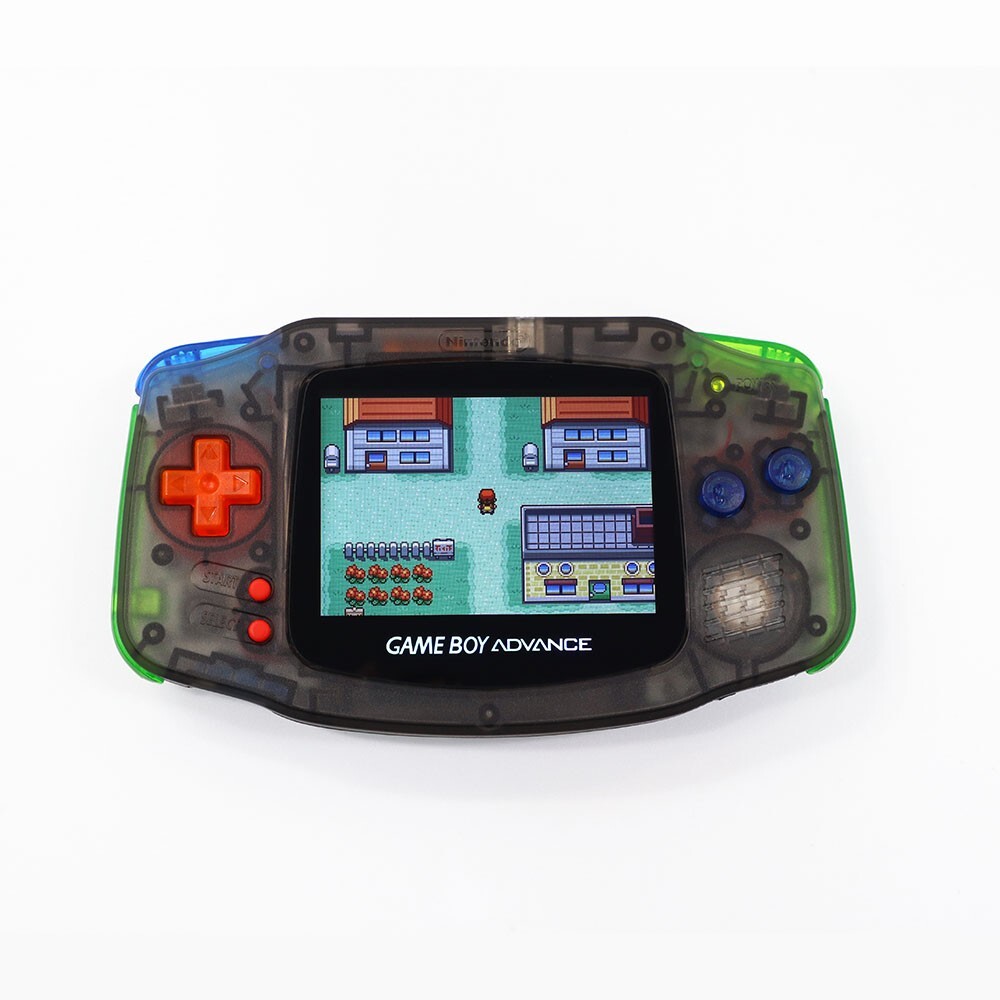 IPS V2 Game Boy Advance GBA Clear Black Console High Light Backlight LCD Mod