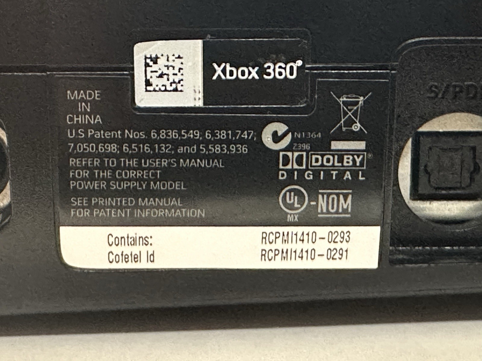 Microsoft Xbox 360 S Console Kinect With Box Non Tested