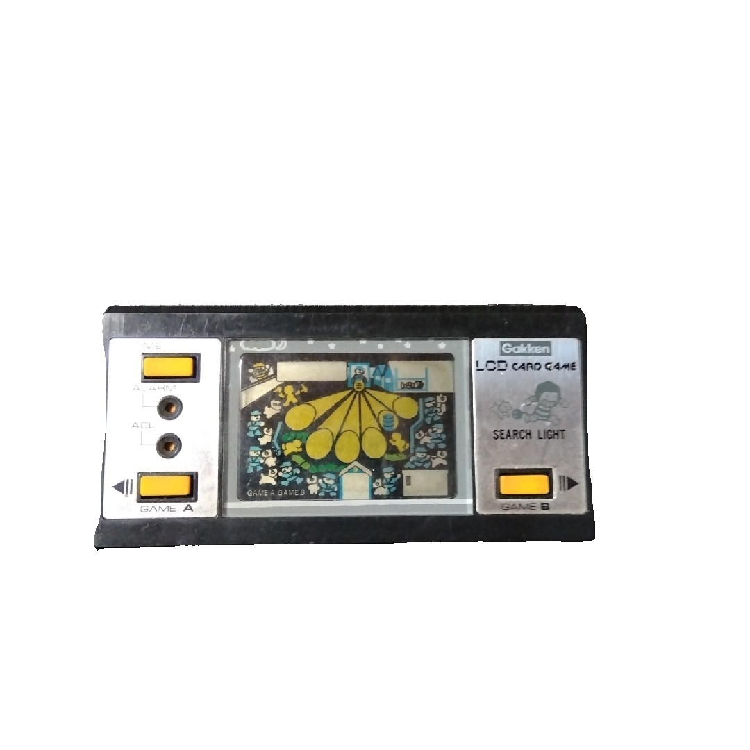 LCD SEARCH LIGHT Handheld console Card Game Watch Boxed Gakken 149