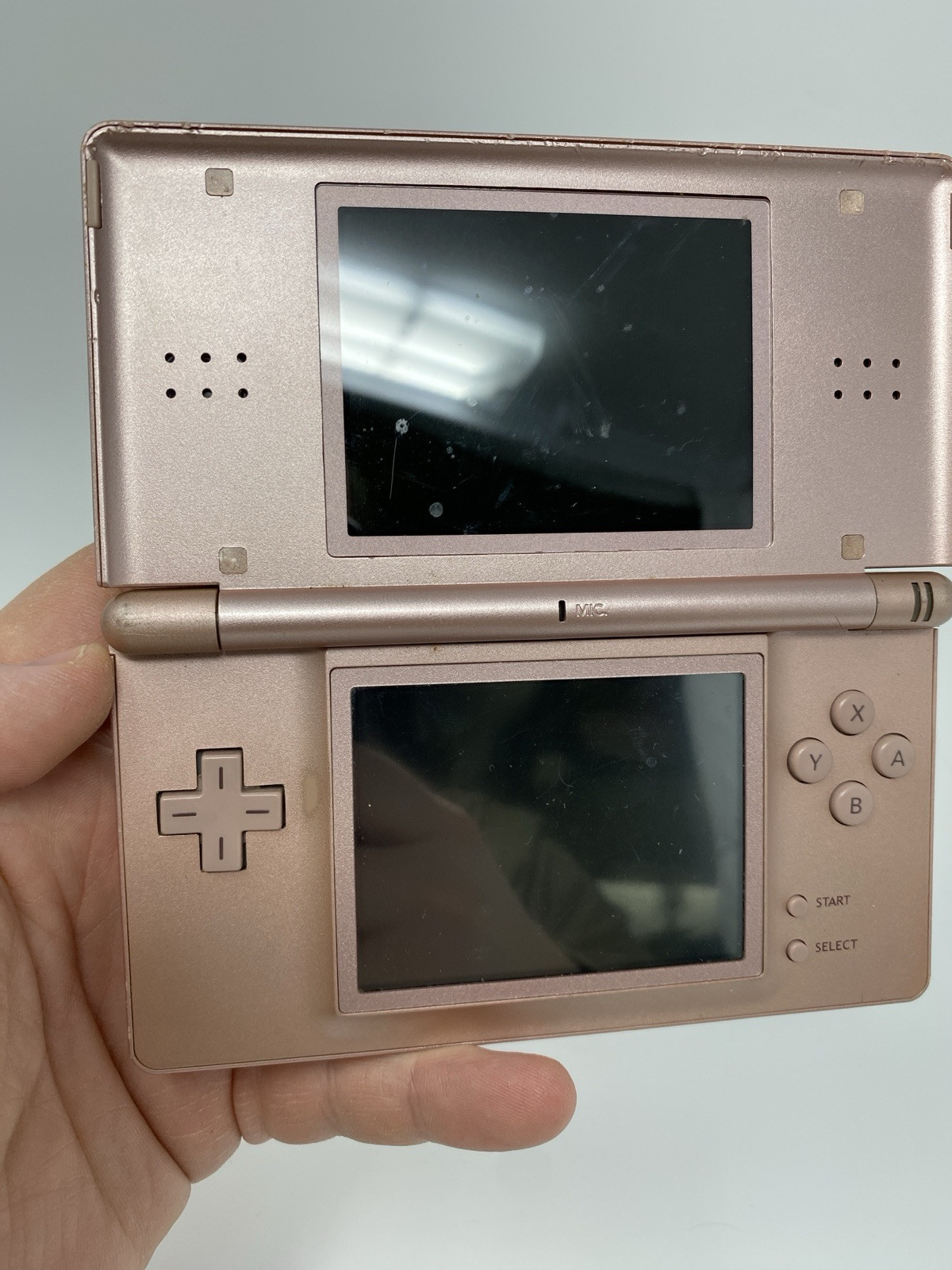 Nintendo DS Lite Pink Handheld USG-001 W/Charger *Tested* Ships Fast