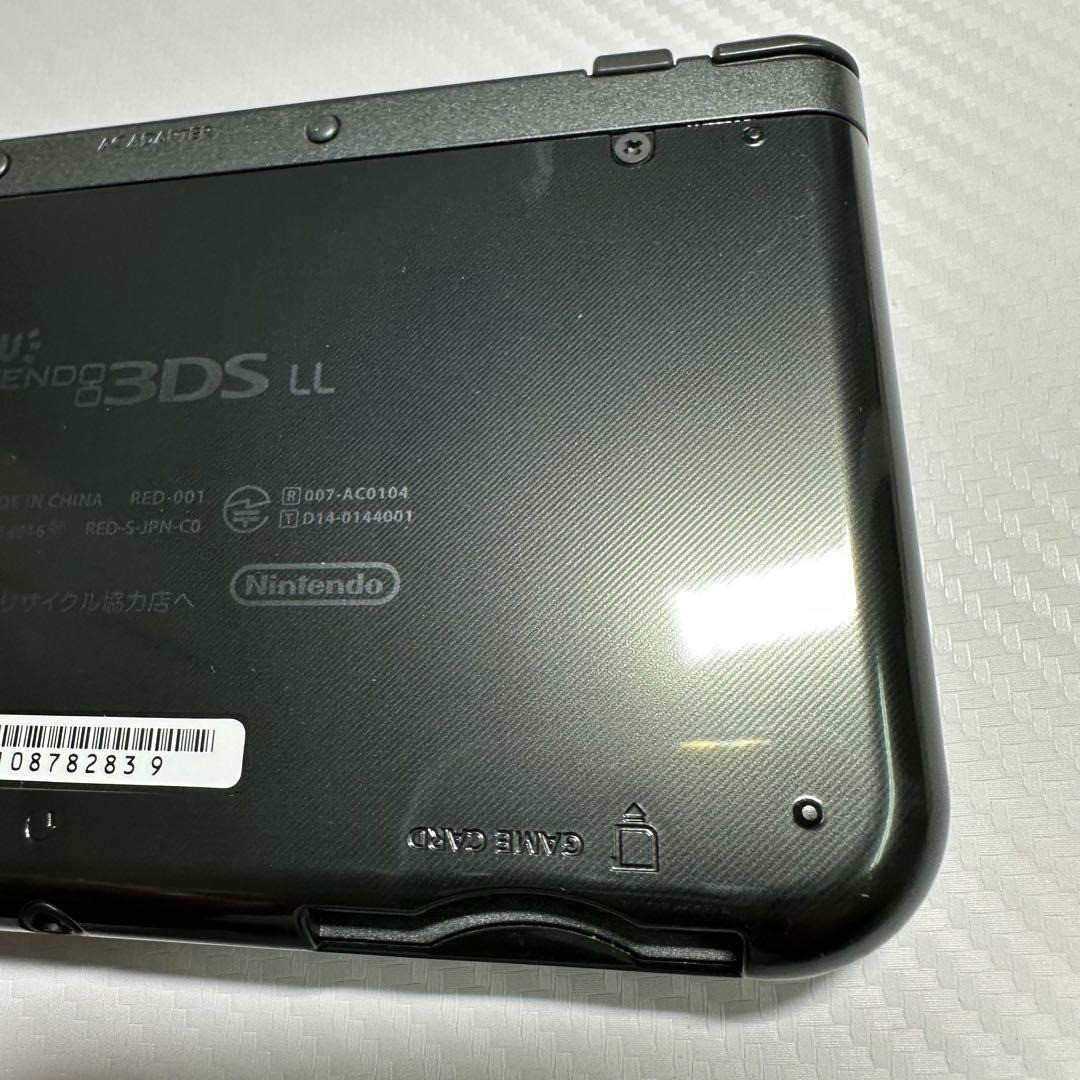 New Nintendo 3DS LL Metallic Black Console w/Cover Japan Tested 6503