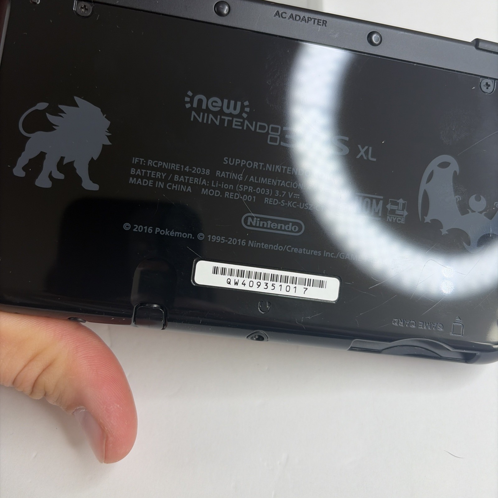 New Nintendo 3DS XL Console Pokemon Solgaleo Lunala Edition US Model OEM