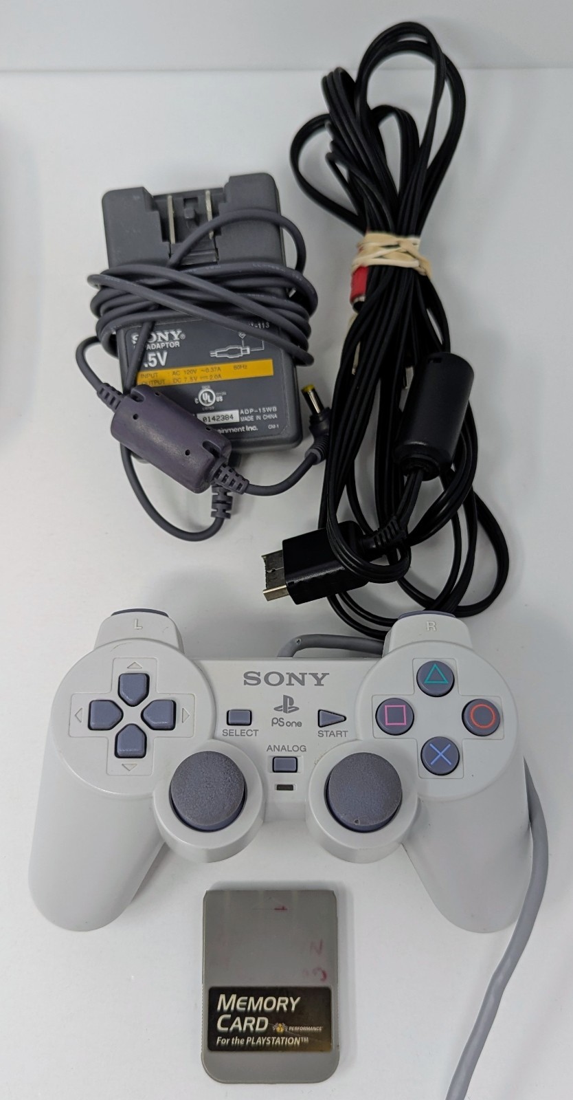 Sony PSOne PlayStation 1 PS1 Console Bundle w/ 8 Games – Tomb Raider III & More!