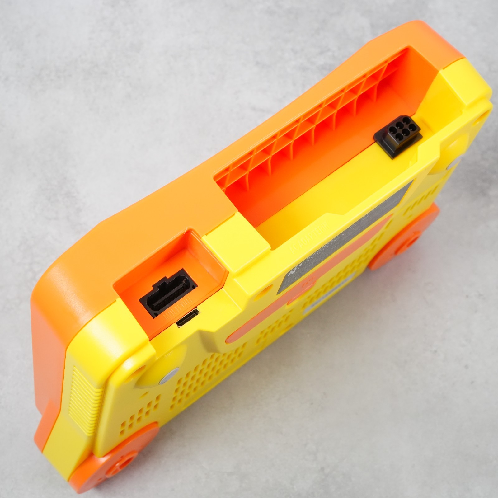 Nintendo 64 N64 HDMI MOD Orange Yellow Replacement Shell Console NUS-001 TESTED
