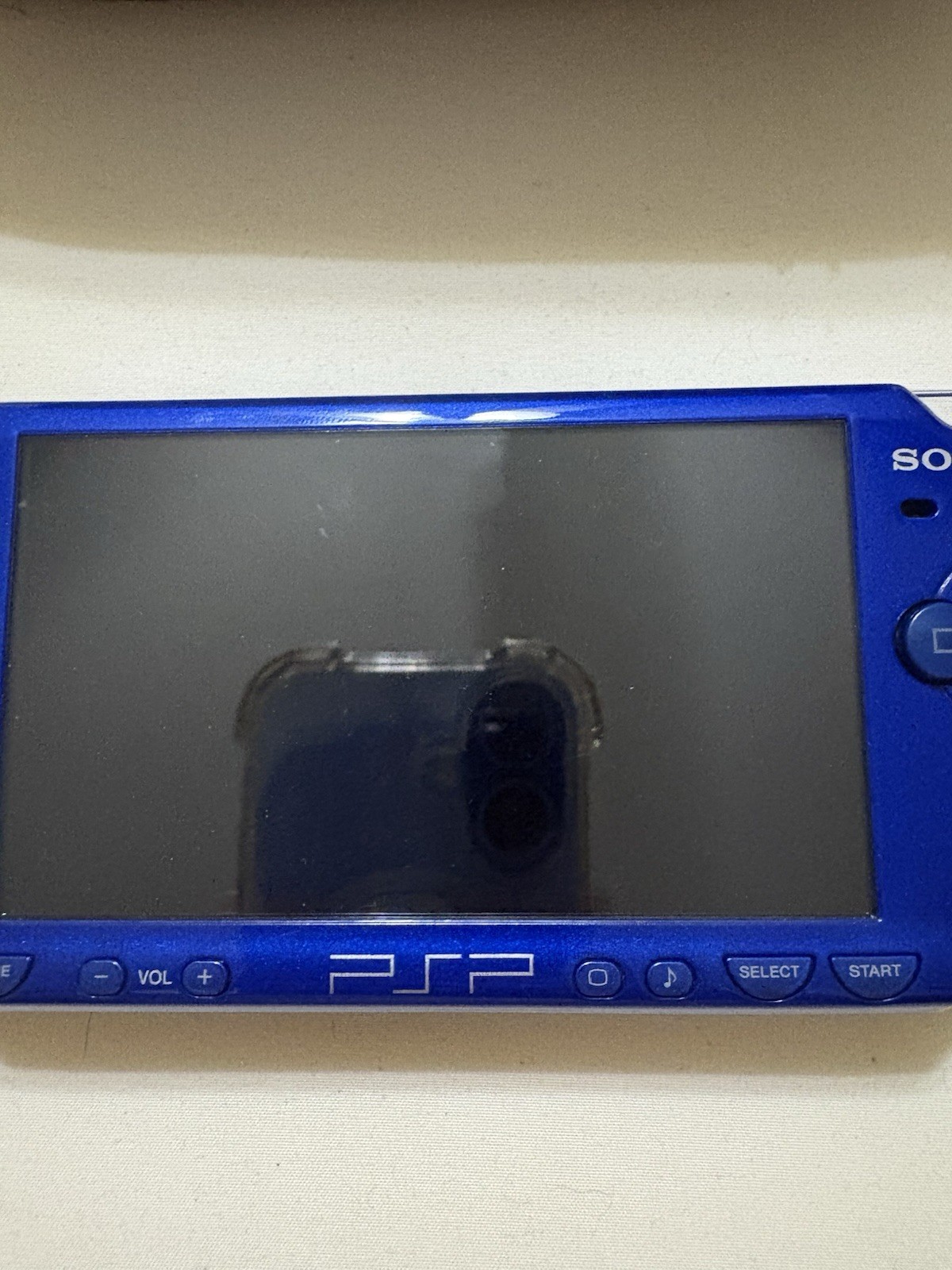 Sony PSP 2001 Metallic Blue Handheld System – Tested and Works With Case