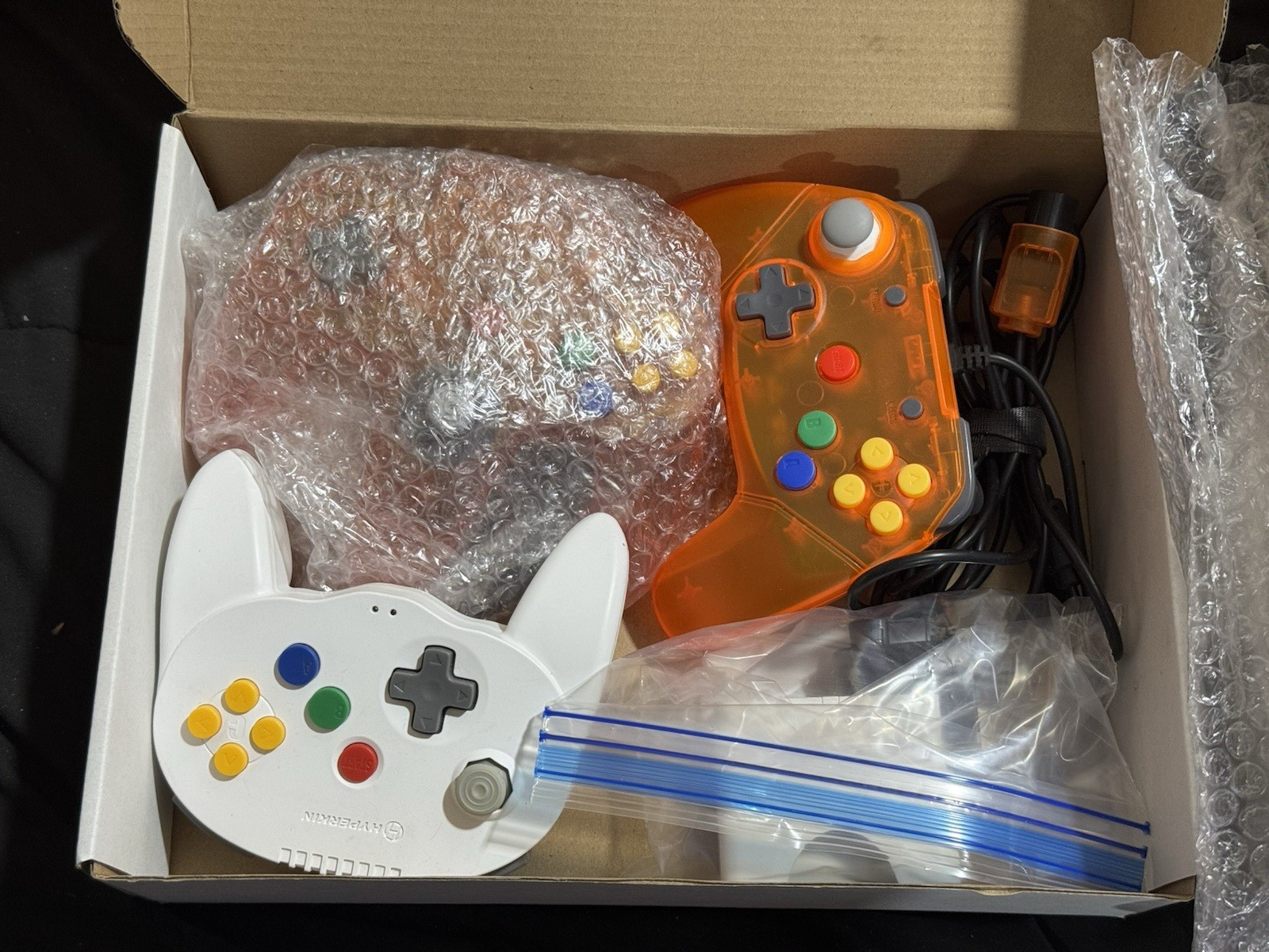 Funtastic Fire Orange N64 Tim Worthington RGB HD Retrovision Premium Bundle