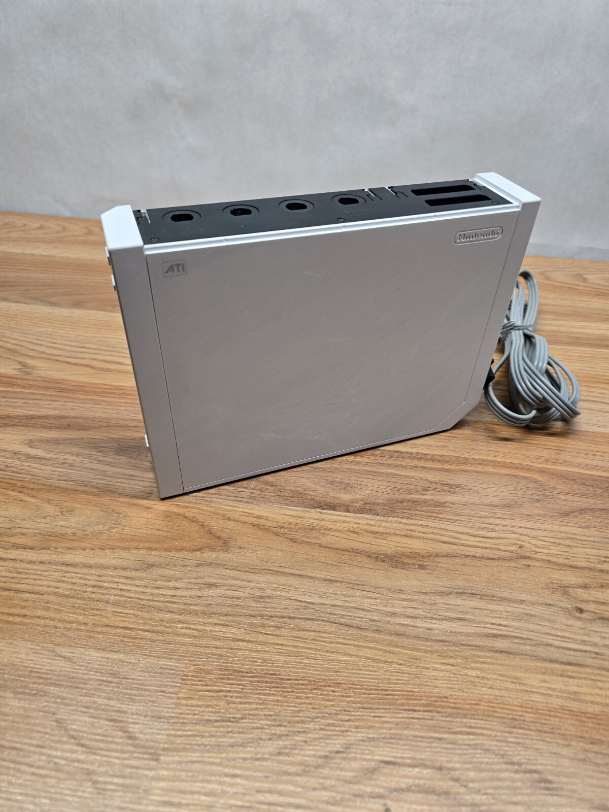 Nintendo Wii RVL-001 Console POWERS ON Power Supply And Tv Connection Untested