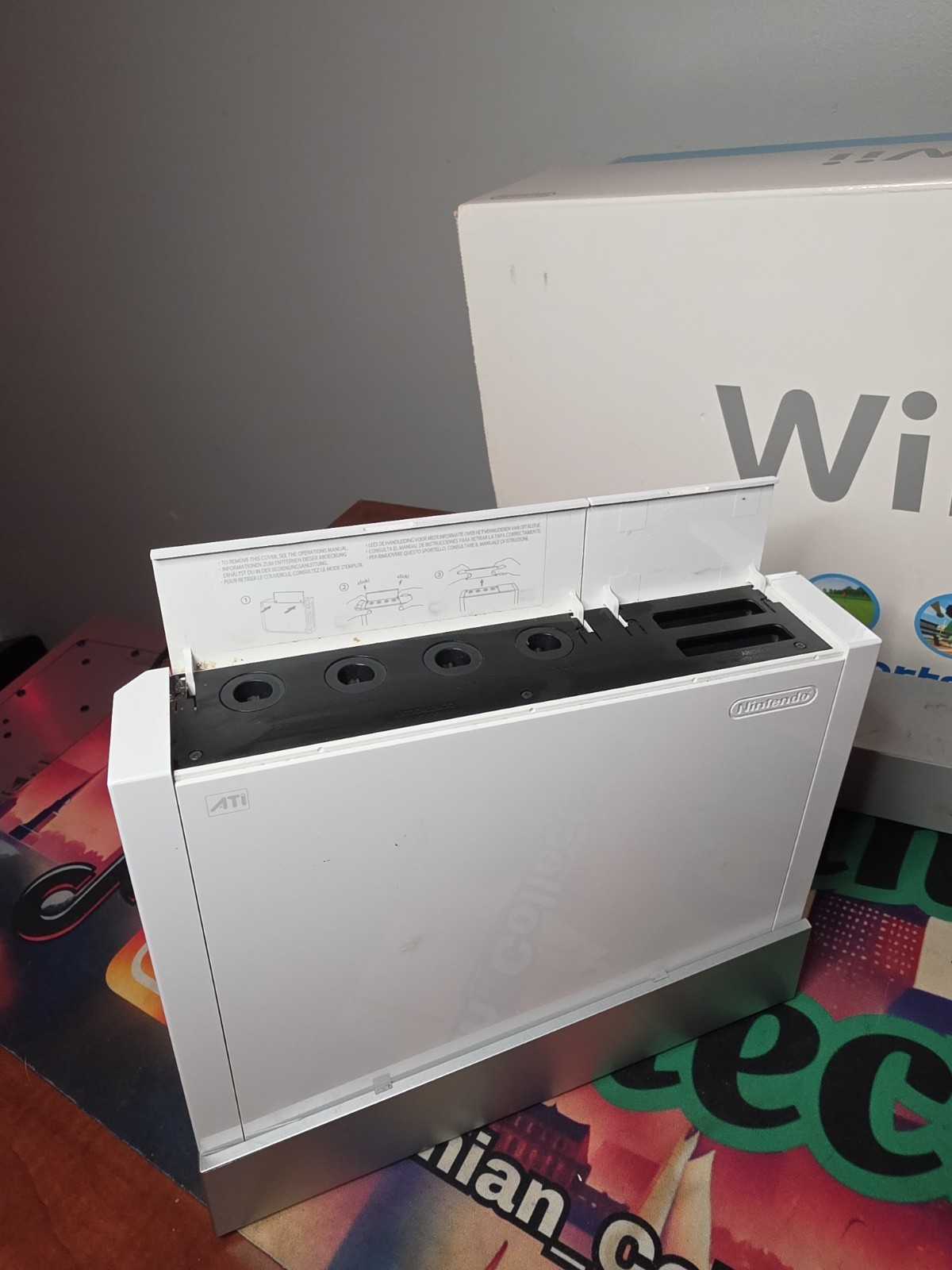 Nintendo Wii White Game Console RVL-001 Tested Console & Power Cable Only