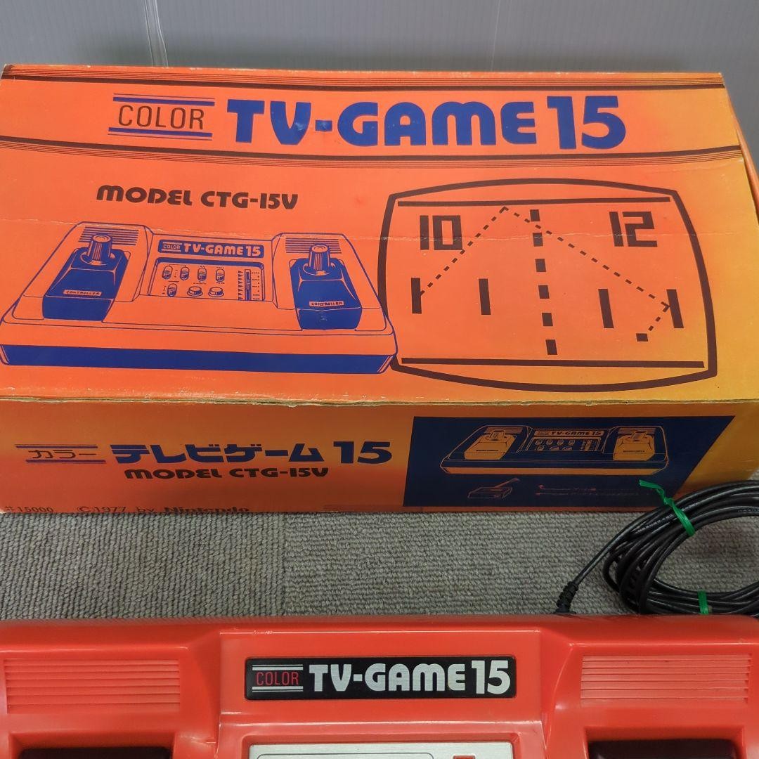 Nintendo Color TV GAME 15 Console Boxed CTG15V Tested System