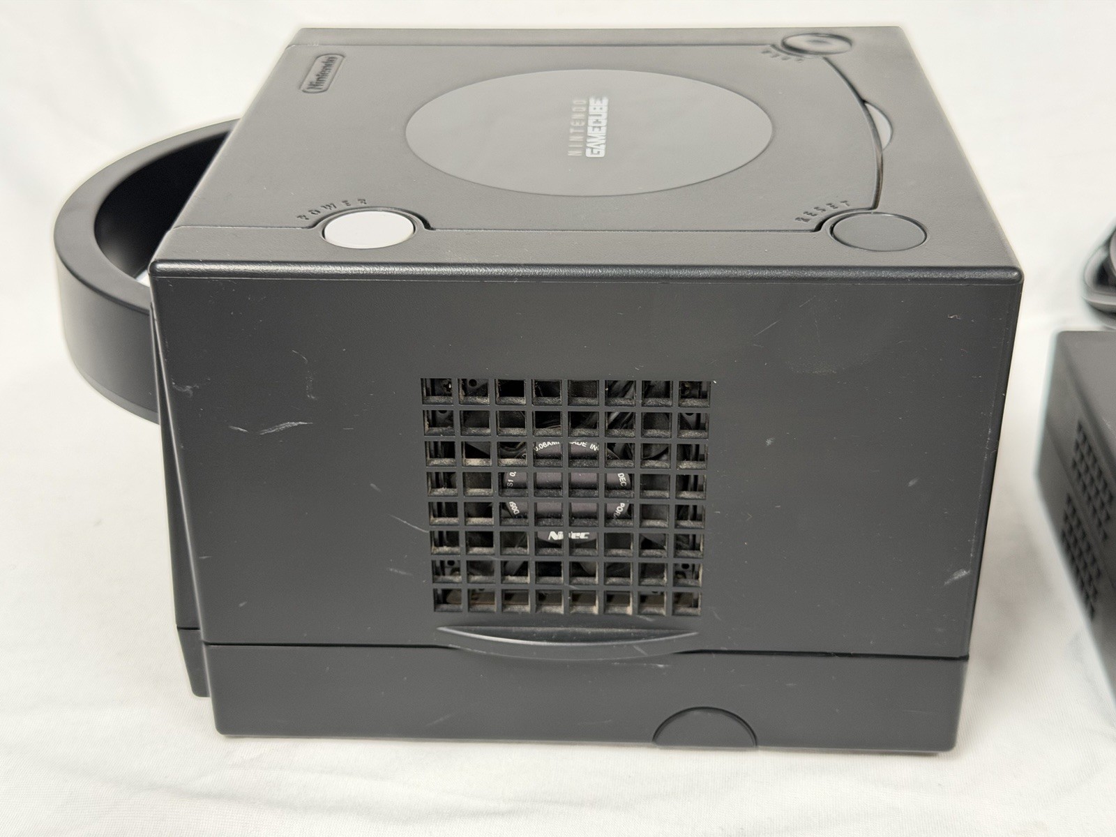 Nintendo GameCube Black Console DOL-101 W/ OEM Controller & Cables – Tested