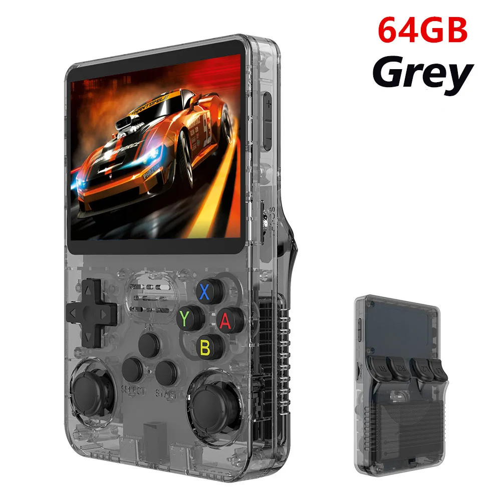 R36S Retro Handheld Console, 3.5″ Screen, 128GB, Linux, 50000+ Games