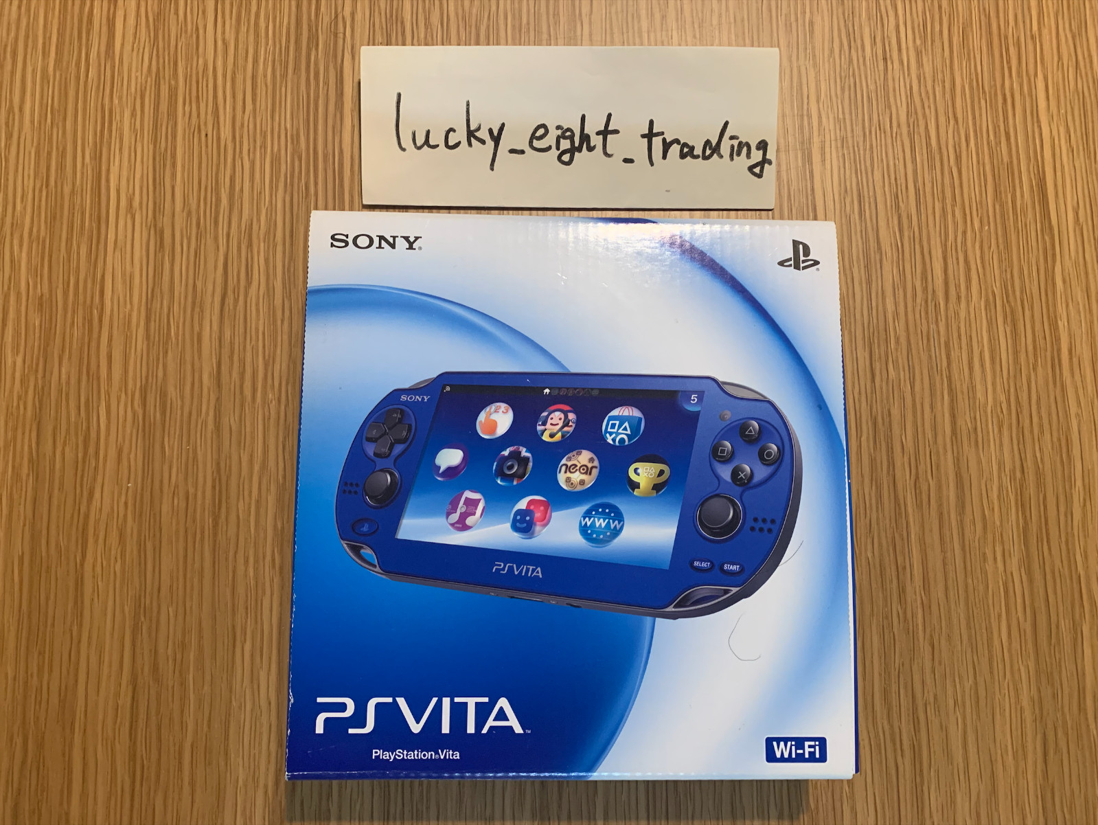 PS Vita Sapphire Blue PCH 1000 ZA04 Console Charger Box PSV Fat [BOX]