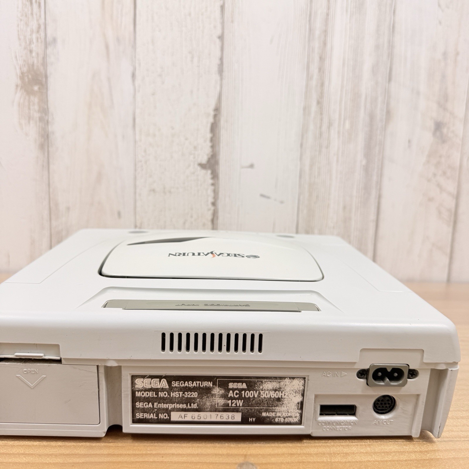 SEGA Saturn HST-3220 Console Japanese Version Tested Working Used