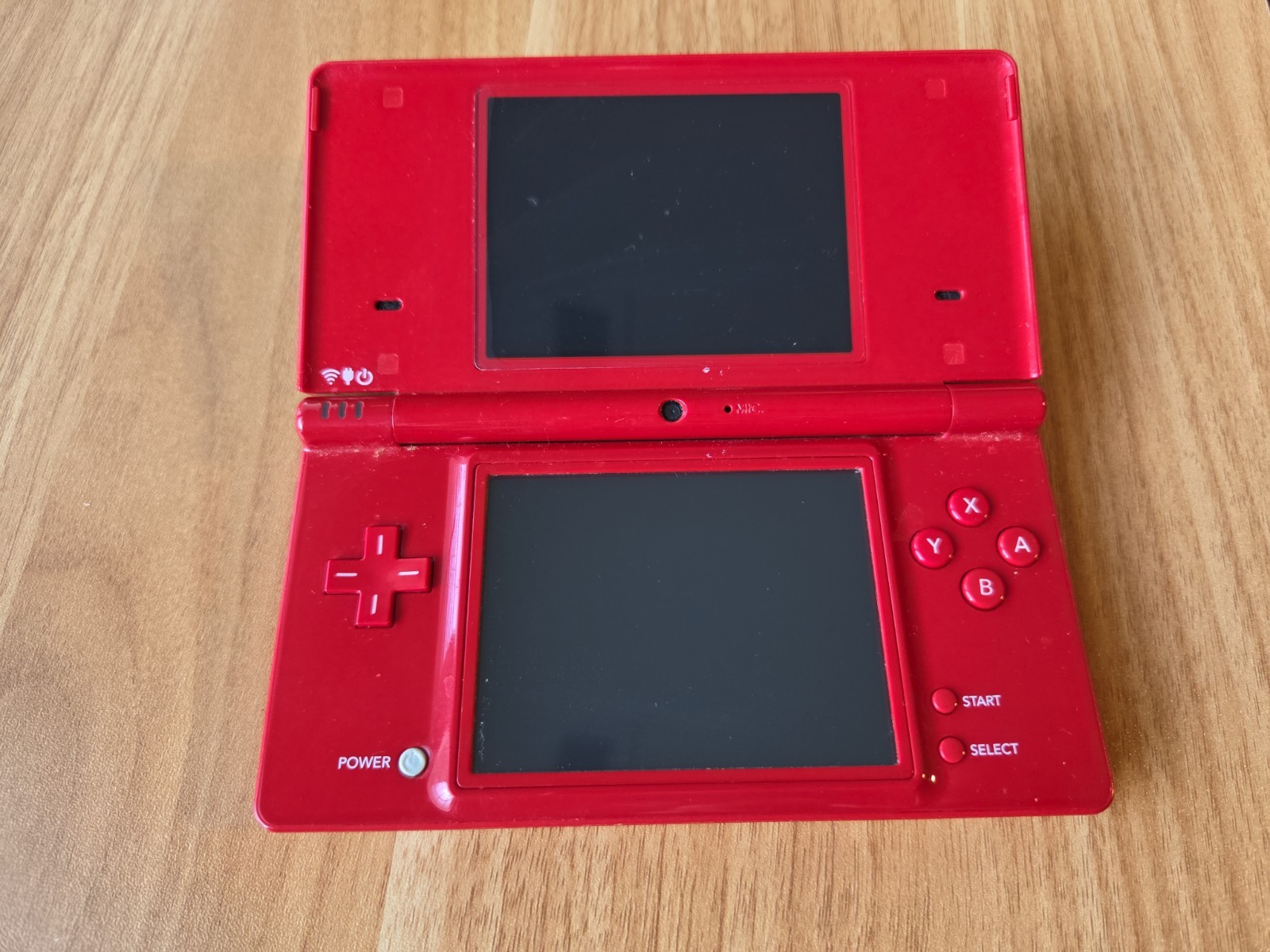 Nintendo DSi Console Red TWL-001 Japan Tested Working W/ Charger