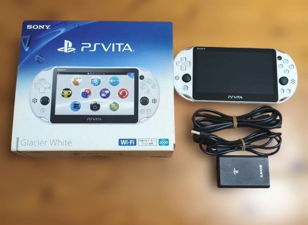 Sony PS Vita PCH-2000ZA22 1GB Handheld Console – Glacier White with Box Tested