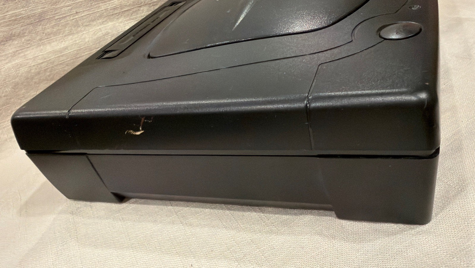 SEGA Saturn Console Black w/ Power & AV Cords, NTSC-U/C MK-80000 Tested, Nice
