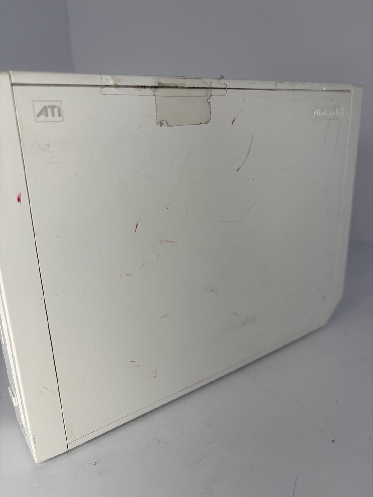 Nintendo Wii White RVL-001 Gamecube Compatible- Console Only For Parts Untested